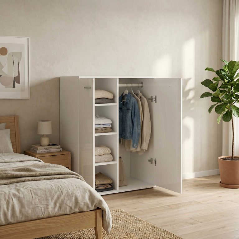 VDD - Armoire - Armoire noire - Armoire à vêtements - Armoires de chambre à coucher - Armoire - VDD World FR