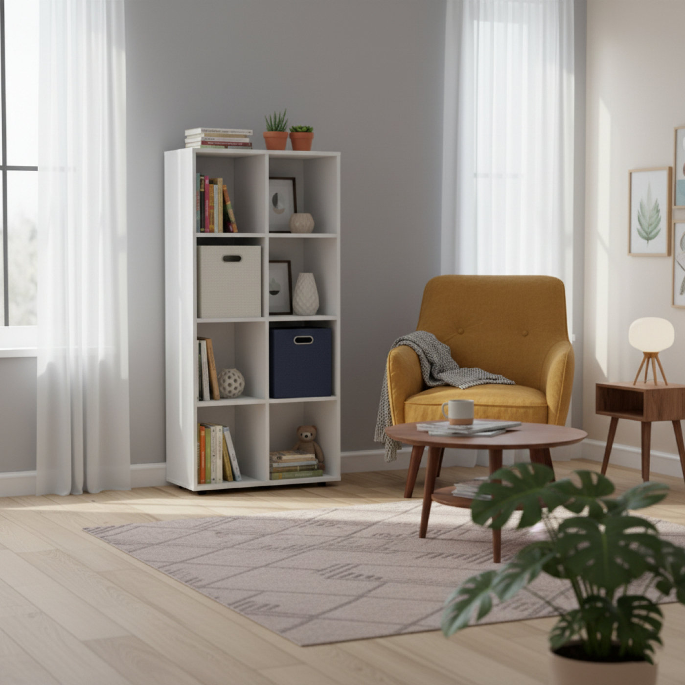 Armoire à compartiments Vakkie 8 compartiments ouverts armoire de rangement - bibliothèque – armoire - VDD World FR Armoire à compartiments Vakkie 8 compartiments ouverts armoire de rangement - bibliothèque – armoire - VDD World FR