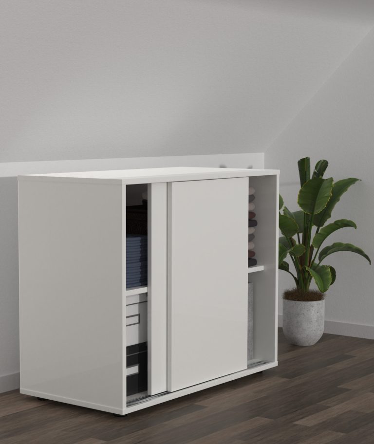 VDD - Armoire murale - Armoire murale - Armoire d'archivage - Armoire murale blanche - image alternative