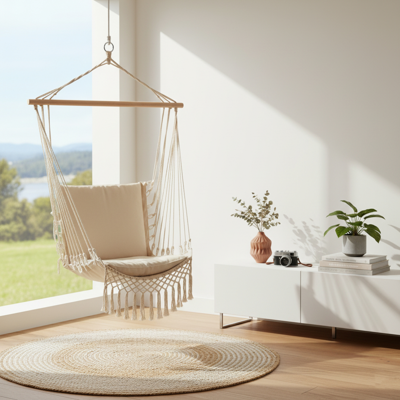 VDD - Chaise suspendue - Beige - tissu - 1 personne - VDD World FR VDD - Chaise suspendue - Beige - tissu - 1 personne - VDD World FR