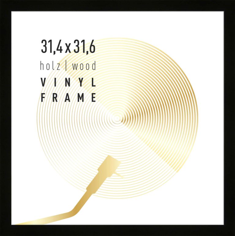 Cadre photo vinyle LP - cadre photo noir - image alternative