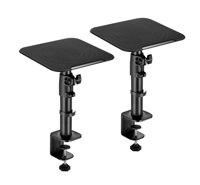 Support d'enceinte para étagère murale ou  bureau - support d'enceinte - lot de 2 pièces