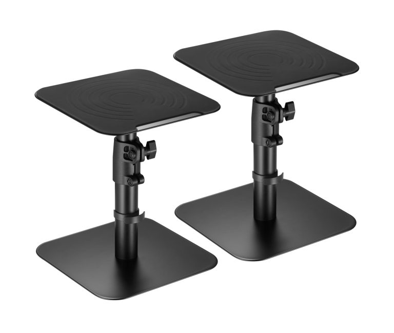 Support d'enceinte pour bureau ou - support d'enceinte - lot de 2 pièces