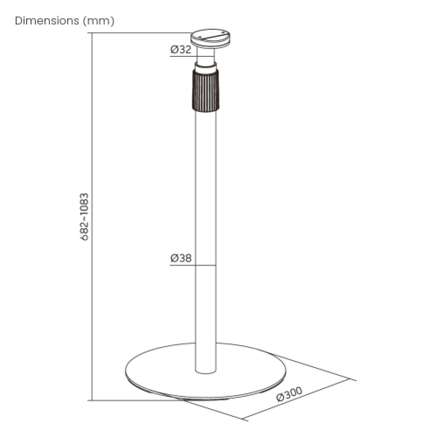 VDD Floor Stand Sonos® - Speaker Stand - Floor Stand Speaker - Convient pour Sonos era 100 & 300 - VDD World FR VDD Floor Stand Sonos® - Speaker Stand - Floor Stand Speaker - Convient pour Sonos era 100 & 300 - VDD World FR