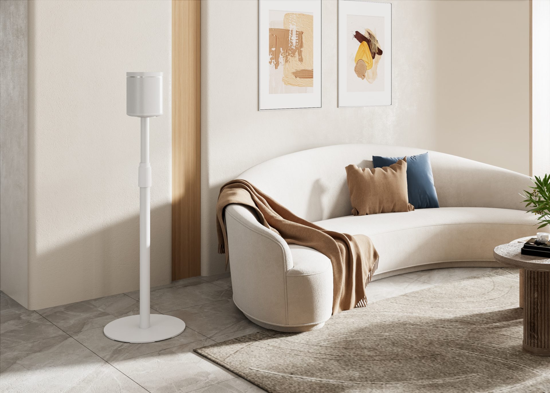 VDD Floor Stand Sonos® - Speaker Stand - Floor Stand Speaker - Convient pour Sonos era 100 & 300 - VDD World FR VDD Floor Stand Sonos® - Speaker Stand - Floor Stand Speaker - Convient pour Sonos era 100 & 300 - VDD World FR