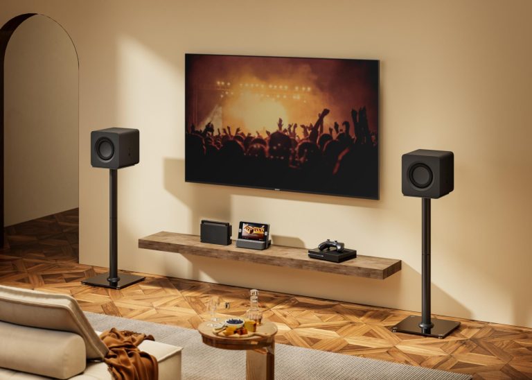 VDD Gaming Speaker Stand - Support universel pour haut-parleurs - Noir - image alternative