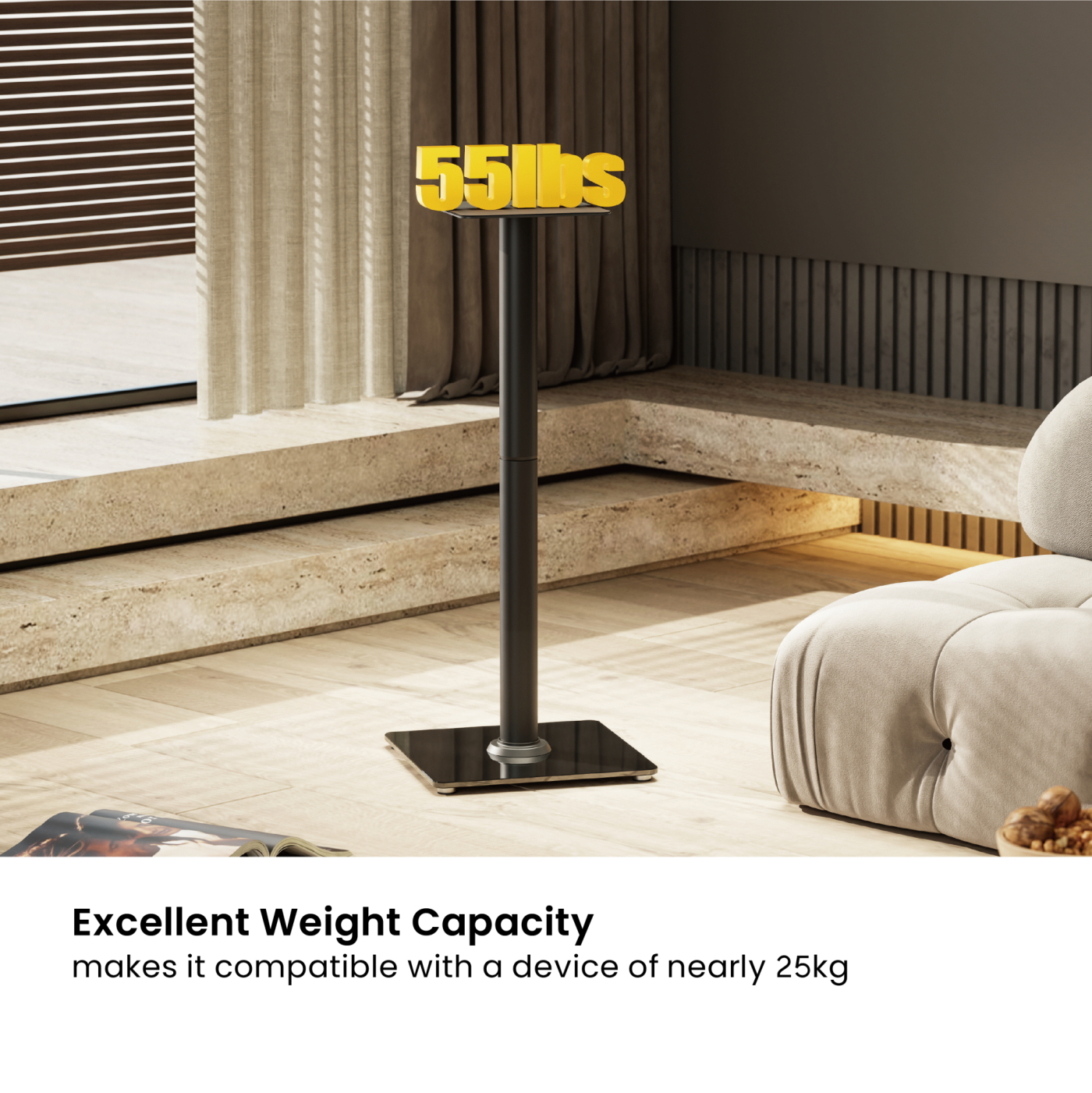 VDD Gaming Speaker Stand - Support universel pour haut-parleurs - Noir - VDD World FR VDD Gaming Speaker Stand - Support universel pour haut-parleurs - Noir - VDD World FR