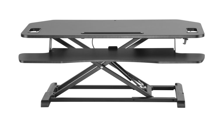 Rehausseur de bureau assis stand de travail - bureau réglable en hauteur - 95 cm de large