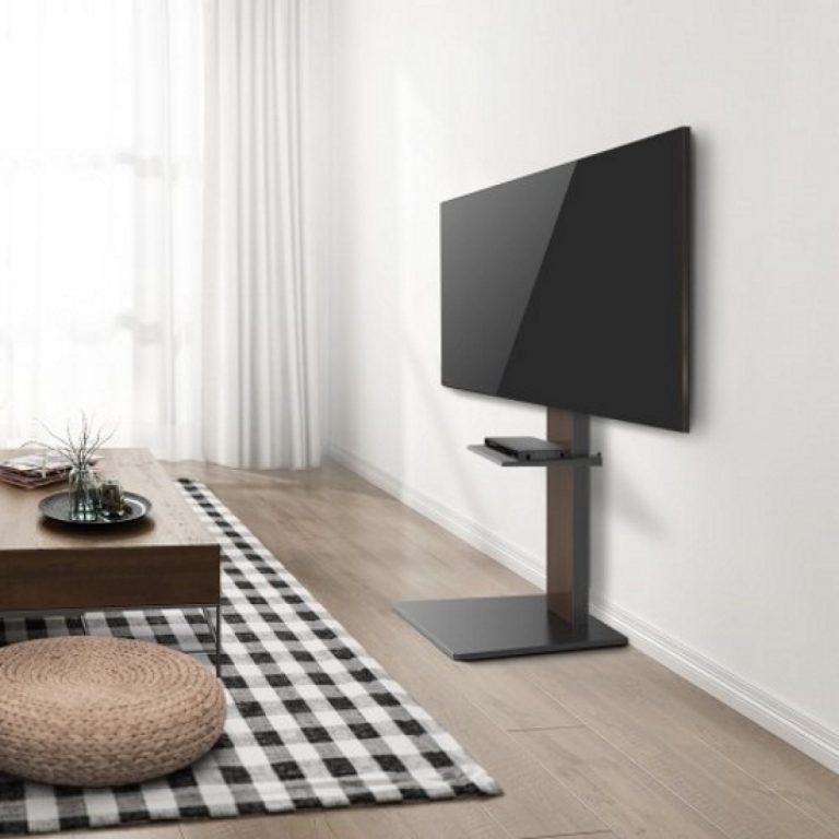Base de support TV - trépied de  écran TV - réglable jusqu'à 142 cm - 37 à 70 pouces - image alternative