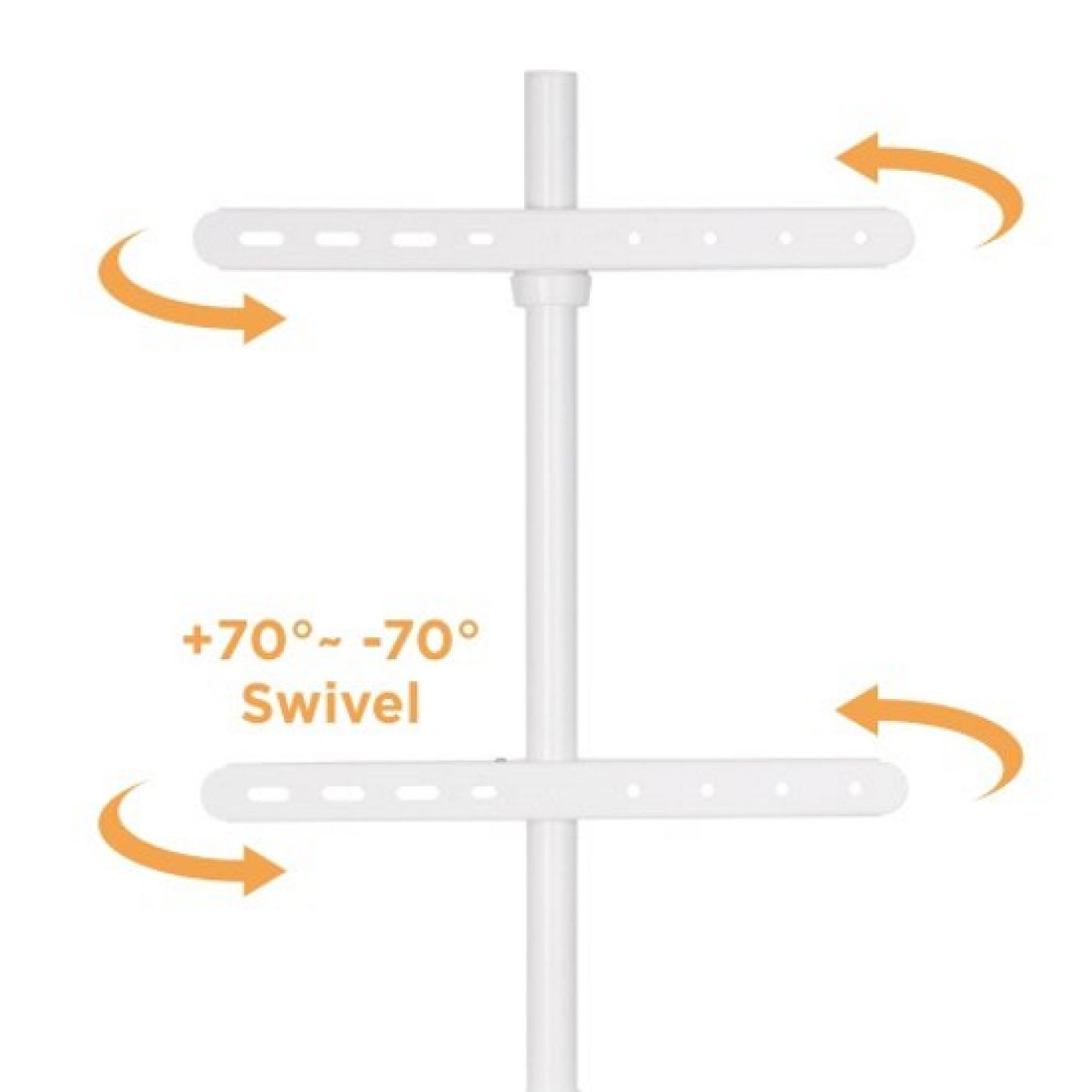 Support TV, forme chevalet de peintre - écran orientable - jusqu'à 65 pouces - Hêtre et blanc - VDD World FR Support TV, forme chevalet de peintre - écran orientable - jusqu'à 65 pouces - Hêtre et blanc - VDD World FR