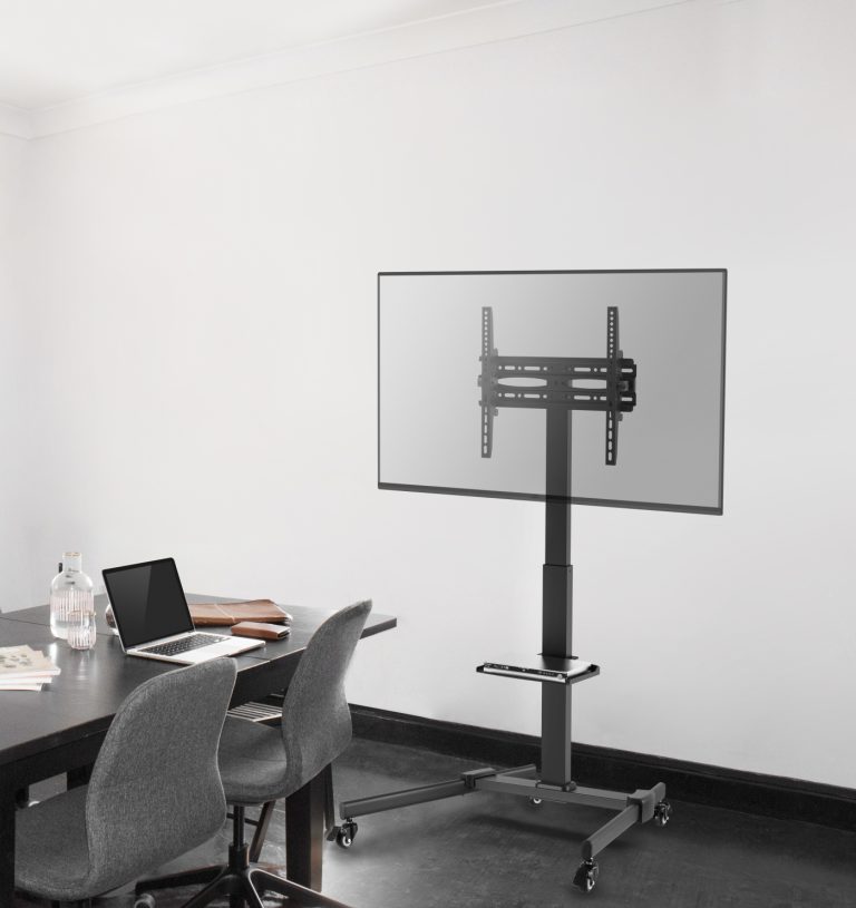Meuble TV chevalet design studio - rotatif - jusqu'à 65 pouces - VDD World FR