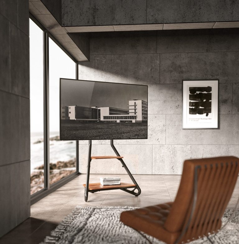Meuble TV trépied studio design - image alternative