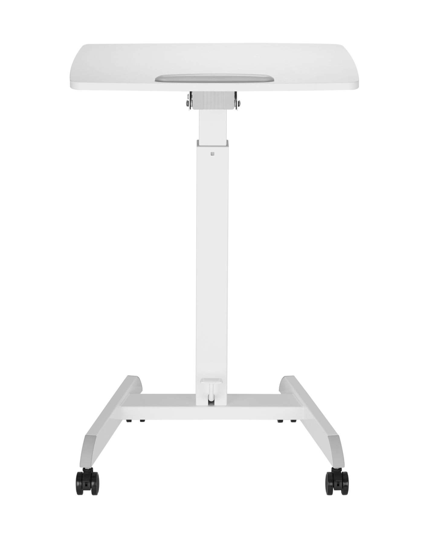 Bureau assis debout table d'ordinateur portable - bureau de présentation - mobile