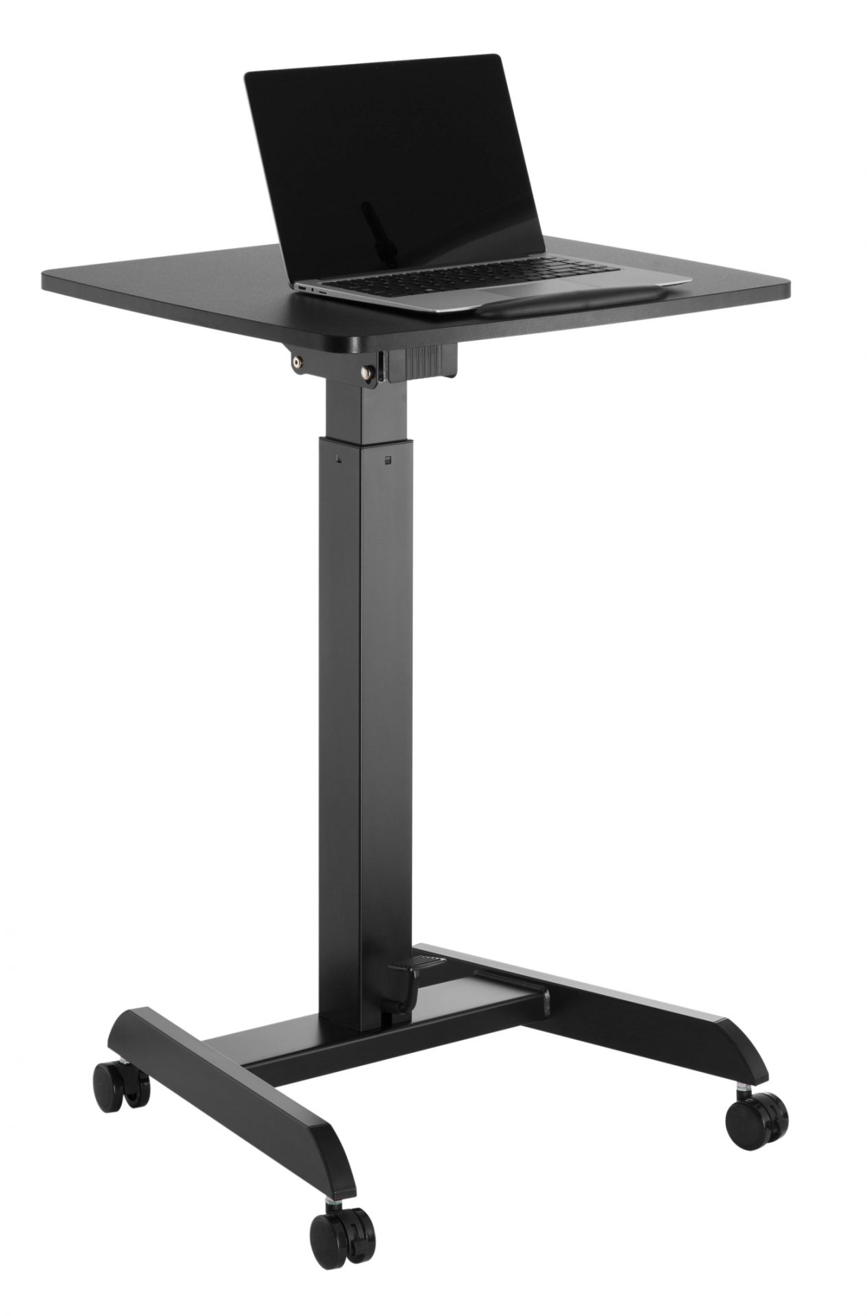 Bureau assis debout table d'ordinateur portable - bureau de présentation - mobile - VDD World FR Bureau assis debout table d'ordinateur portable - bureau de présentation - mobile - VDD World FR