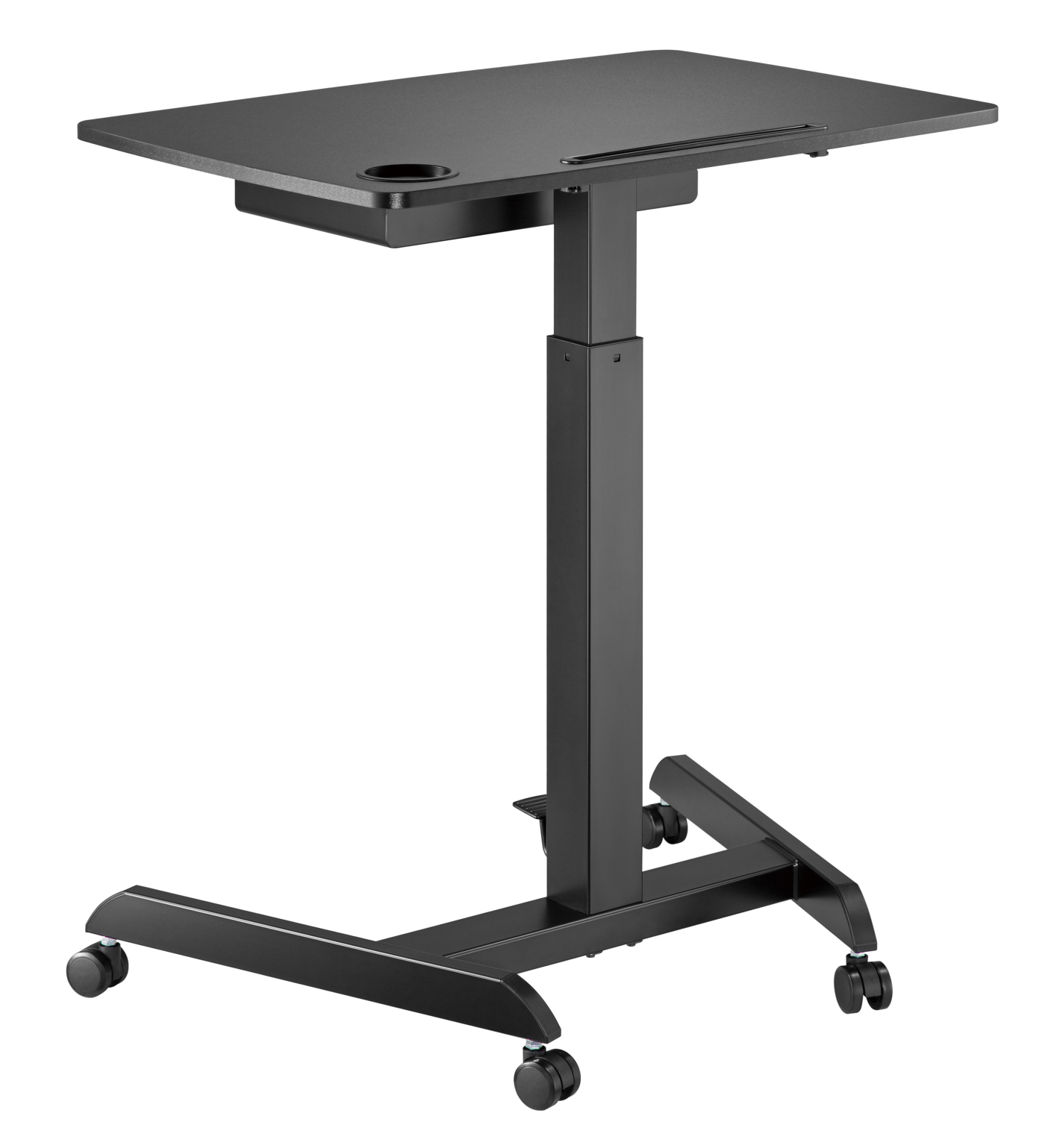 Bureau assis debout table d'ordinateur portable - bureau de présentation - mobile - VDD World FR Bureau assis debout table d'ordinateur portable - bureau de présentation - mobile - VDD World FR
