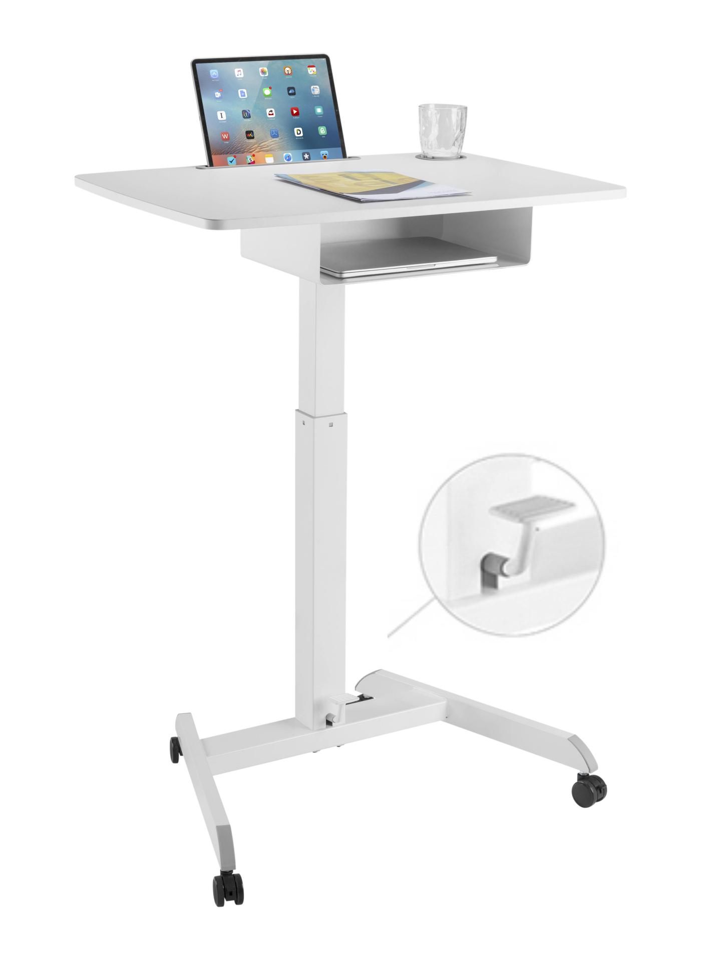Bureau assis-debout mobile - table pour ordinateur portable - poste de travail mobile - VDD World FR Bureau assis-debout mobile - table pour ordinateur portable - poste de travail mobile - VDD World FR
