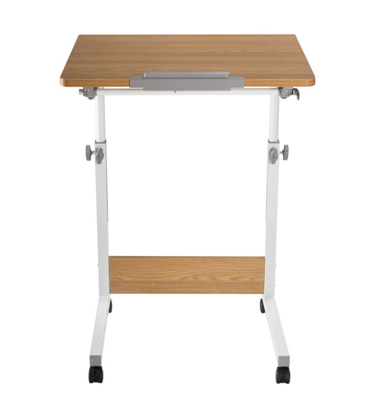 Table d'ordinateur portable bureau mobile - pupitre - réglable en hauteur 68 - 96 cm