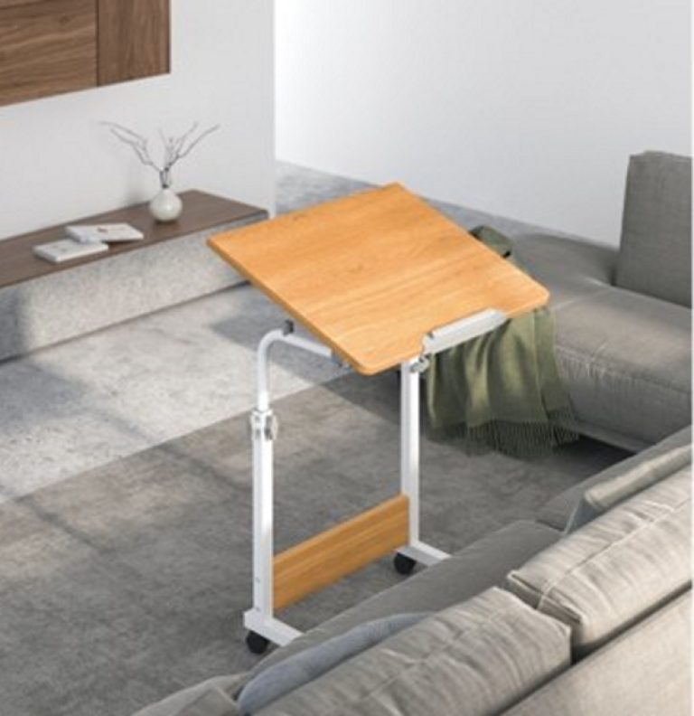 Table d'ordinateur portable bureau mobile - pupitre - réglable en hauteur 68 - 96 cm - image alternative