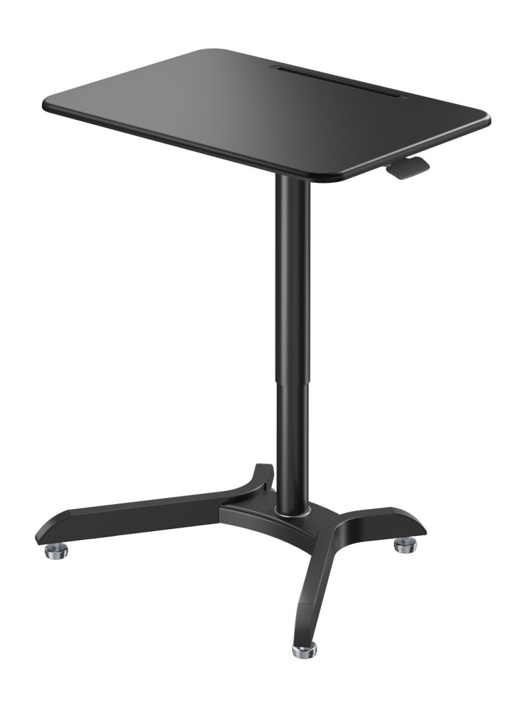 Bureau assis debout réglable - table pour ordinateur portable - plan de travail 71 cm x 50 cm