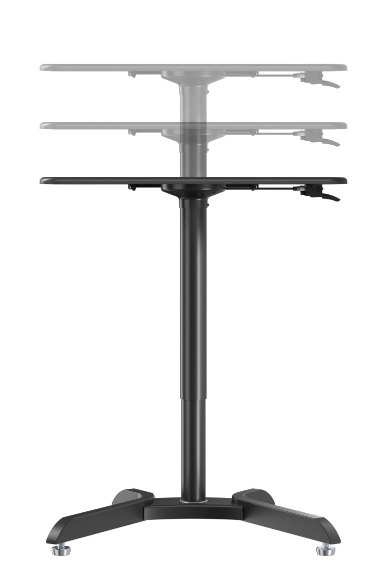 Bureau assis debout réglable - table pour ordinateur portable - plan de travail 71 cm x 50 cm - image alternative