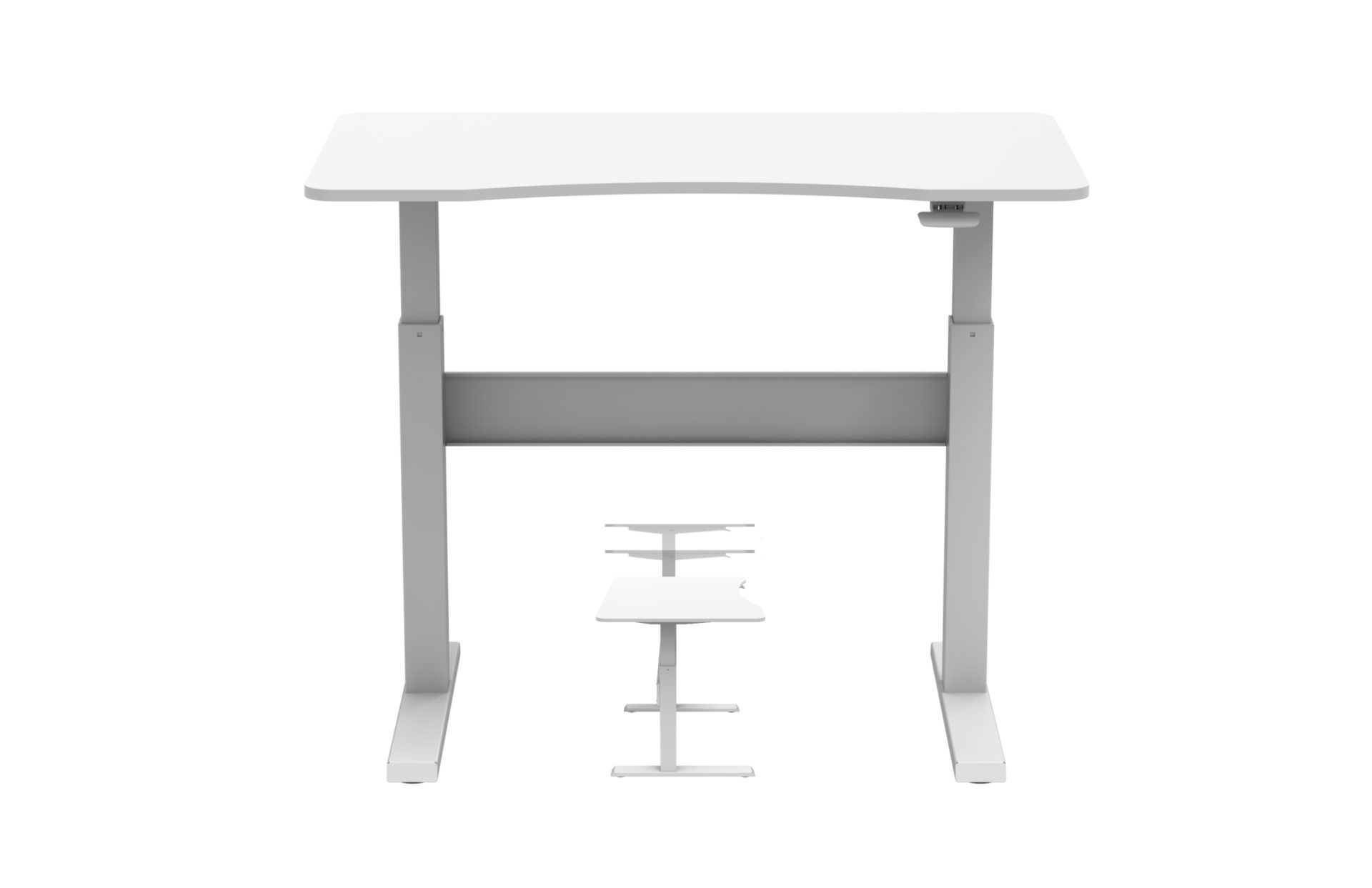 Support de bureau assis - table d'ordinateur portable - réglable en hauteur - 120 x 67,5 cm - VDD World FR Support de bureau assis - table d'ordinateur portable - réglable en hauteur - 120 x 67,5 cm - VDD World FR
