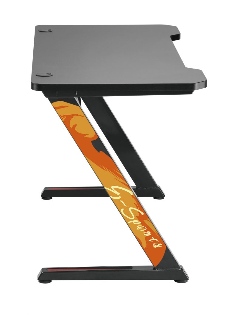 Bureau de jeu informatique bureau de jeu Thomas noir 120 cm x 60 cm - image alternative