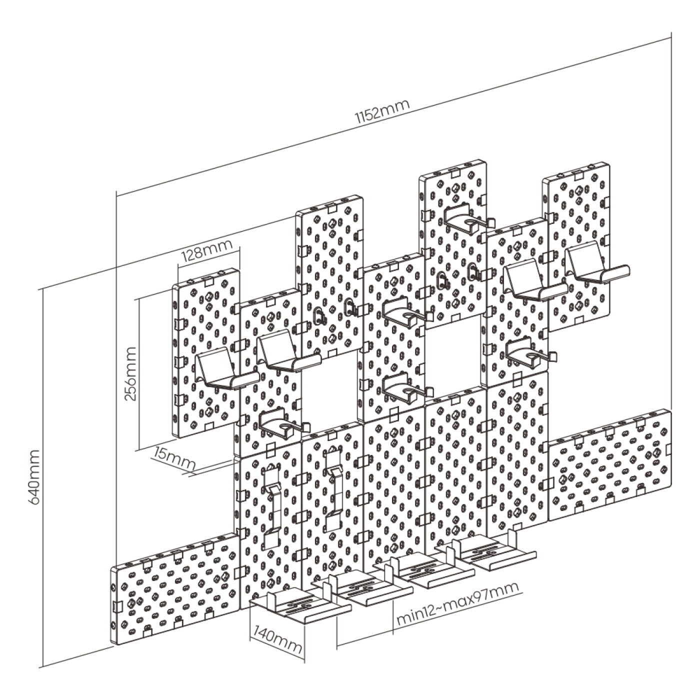 Accessoires de jeu système de rangement modulaire pour contrôleur, console, jeux et casque d'écoute - VDD World FR Accessoires de jeu système de rangement modulaire pour contrôleur, console, jeux et casque d'écoute - VDD World FR