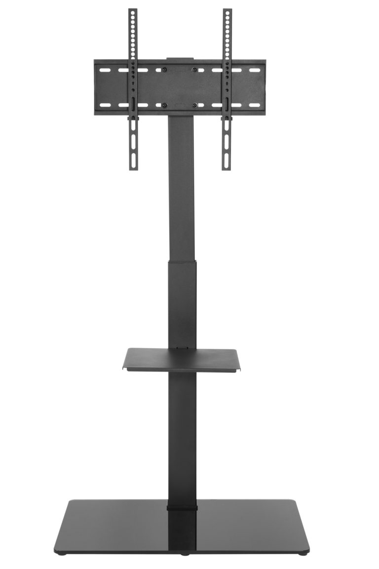 Support de télévision sur pied - support tv pivotant - hauteur réglable de 134 cm à 146 cm
