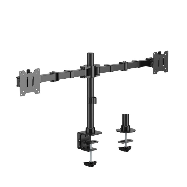 VDD - bras pour moniteur robuste - max 20kg - max 49 pouces - 2 moniteurs