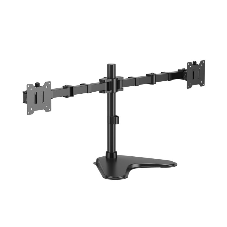 VDD - bras pour moniteur - 2 écrans - robuste - avec support