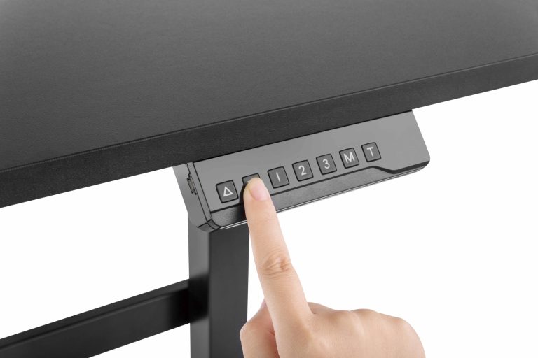 Bureau assis debout réglable électriquement en hauteur - 118 x 58 cm - image alternative