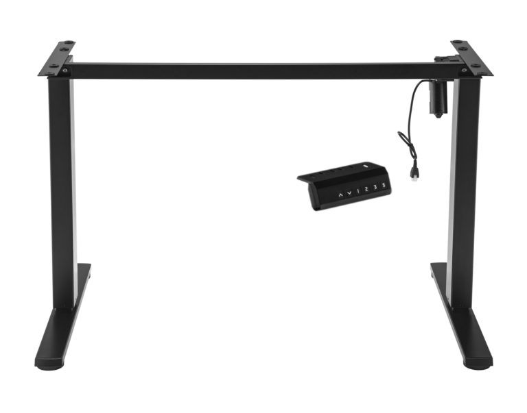 Cadre de bureau assis-debout - réglable en hauteur électriquement - taille du bureau 110 à 140 cm