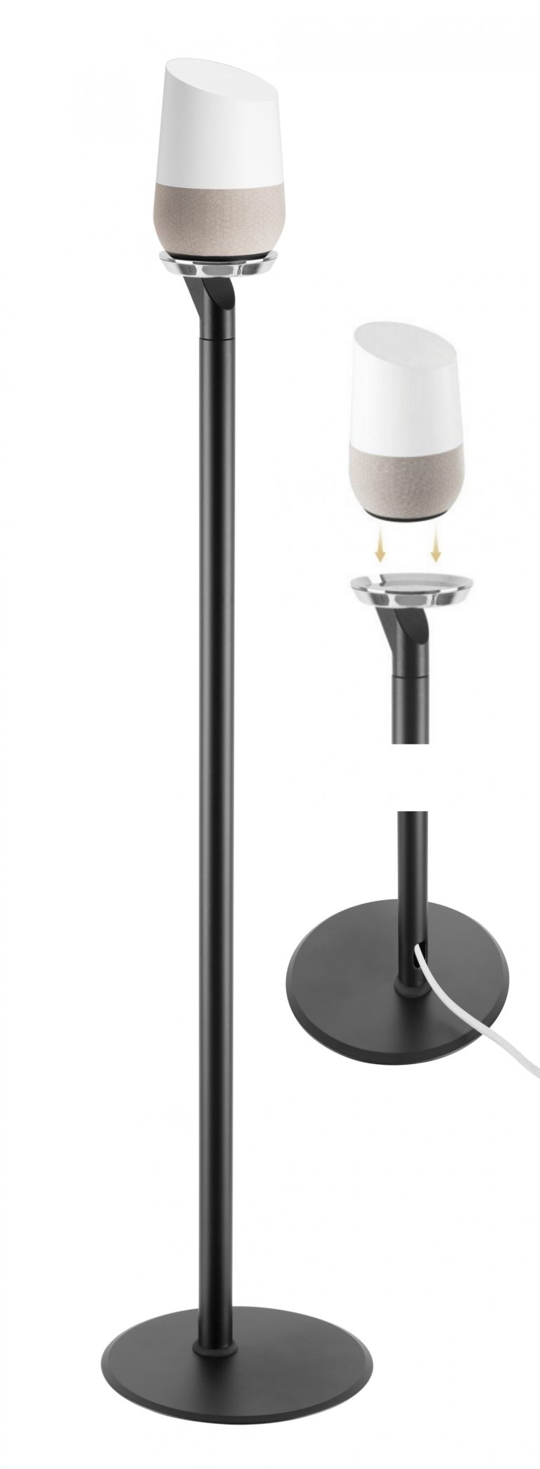 Support de sol support d'enceintes compatible avec Google home