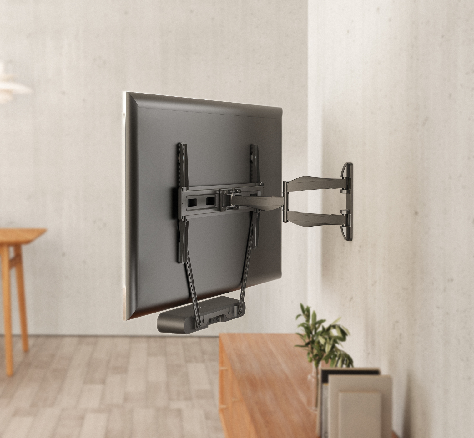 Support de montage TV pour barre de son compatible avec Sonos Ray - image alternative