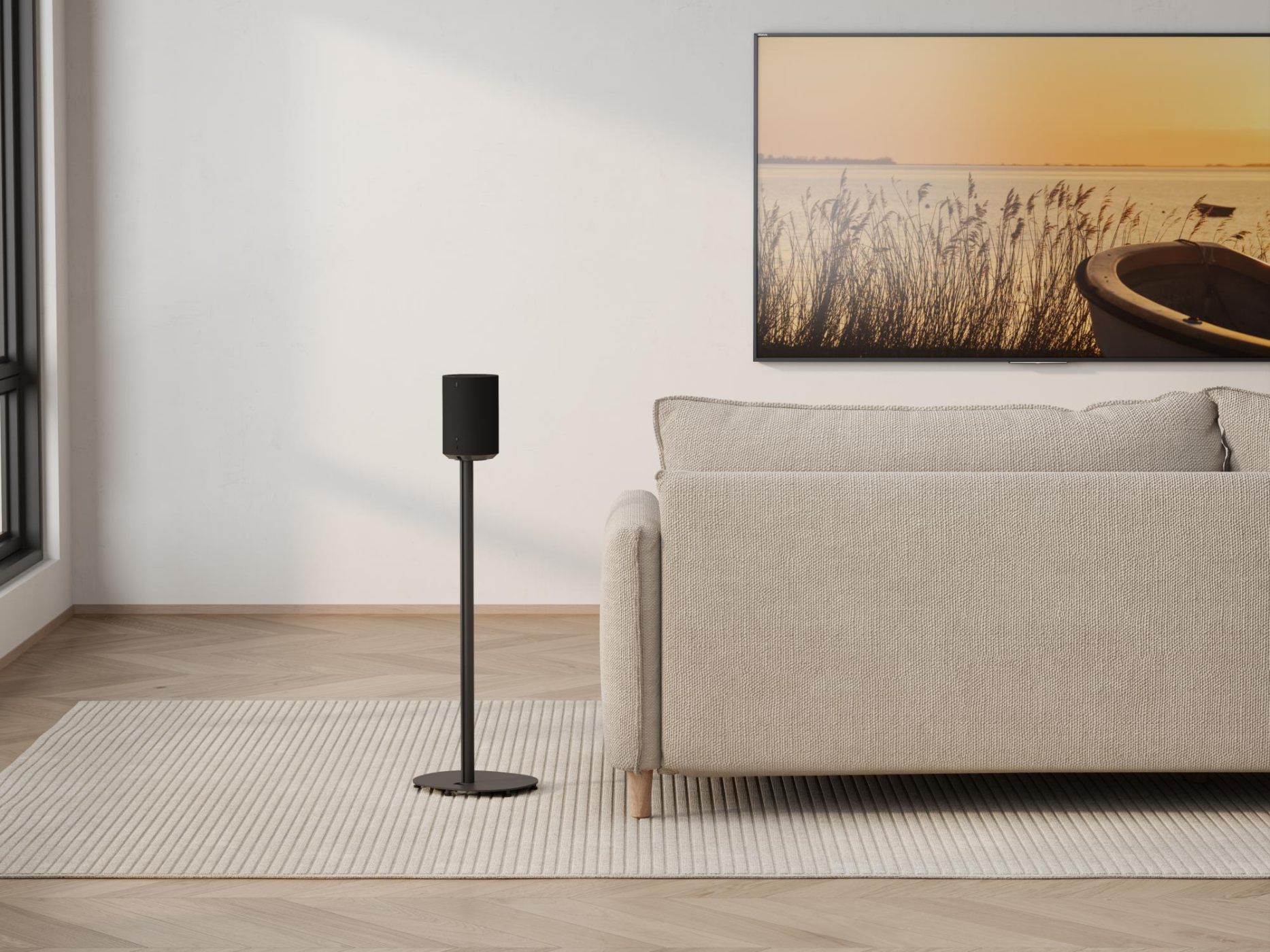 VDD Floor Stand Sonos® - Speaker Stand - Floor Stand Speaker - Convient pour Sonos era 100 & 300 - VDD World FR VDD Floor Stand Sonos® - Speaker Stand - Floor Stand Speaker - Convient pour Sonos era 100 & 300 - VDD World FR