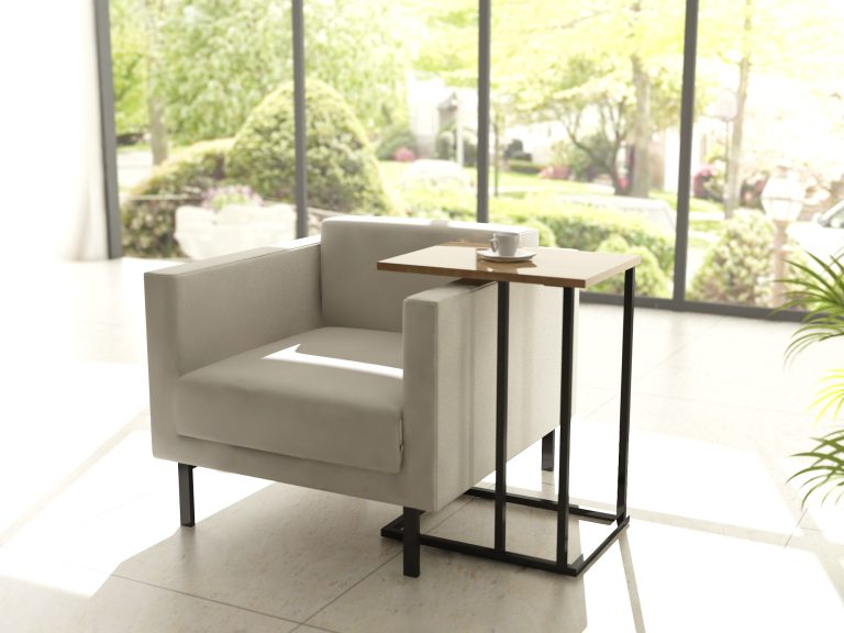 Table d'appoint Tough - table basse - table d'ordinateur portable - vintage industriel - image alternative