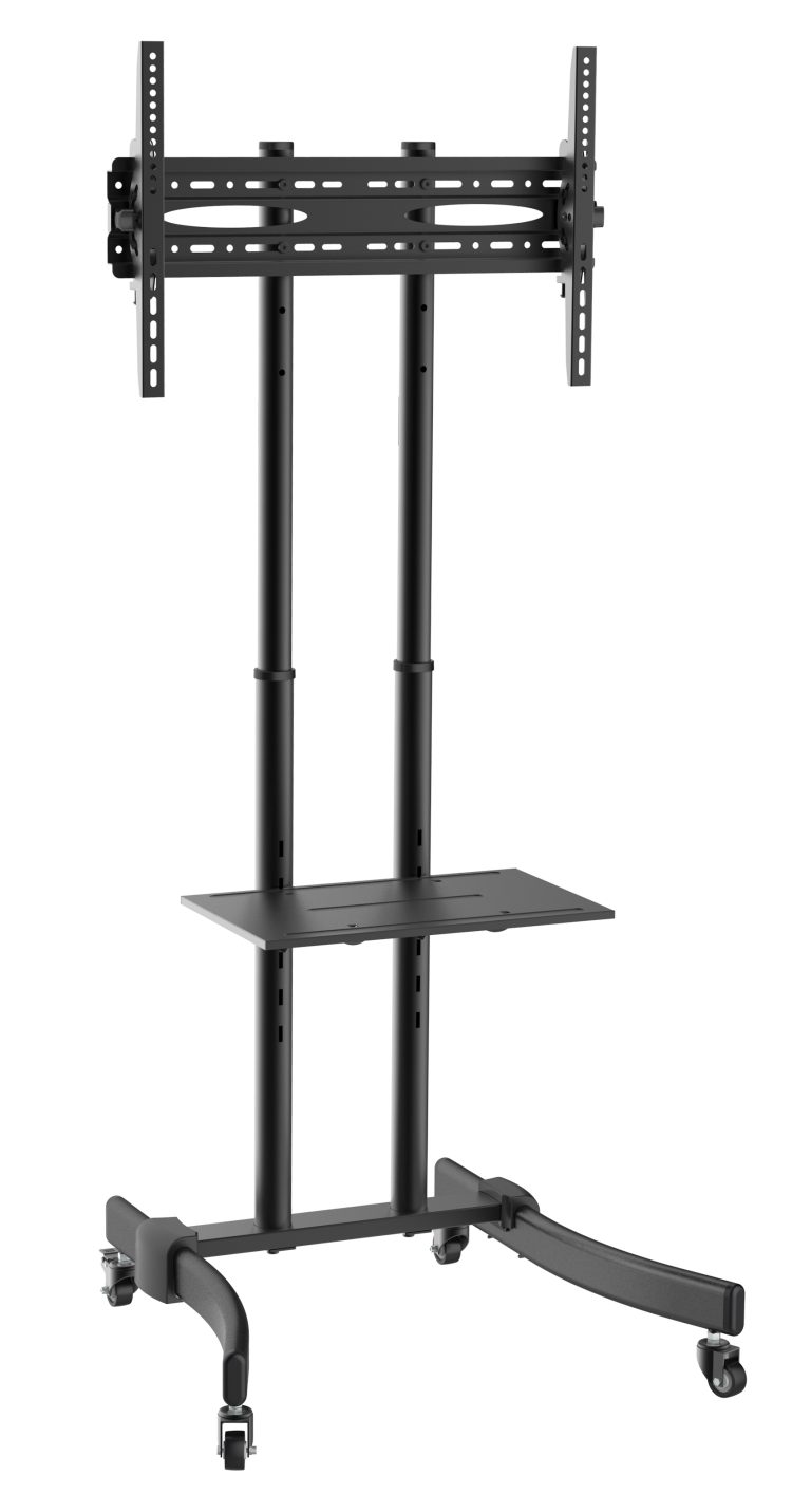 Trépied standard TV - mobile- réglable en hauteur et inclinable - 171 cm de haut