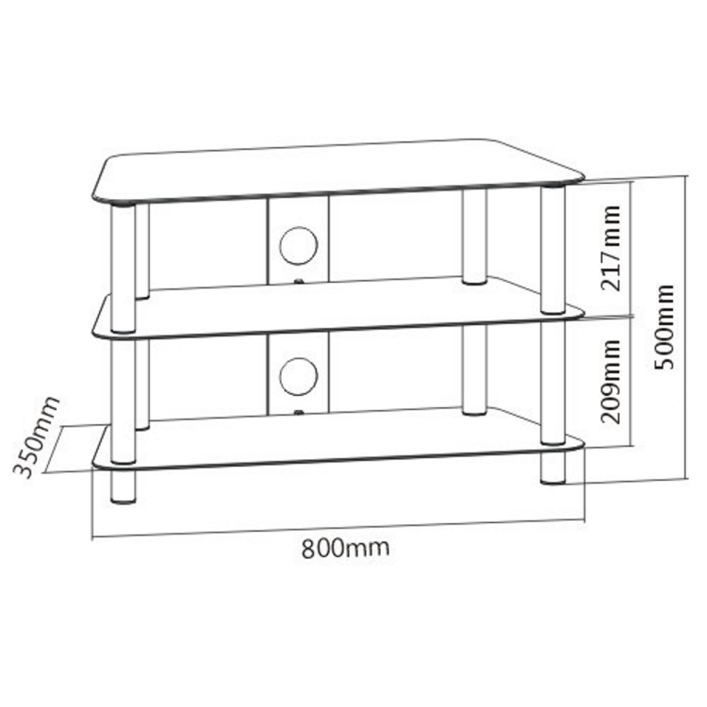 Meuble meuble TV - Buffet TV - meuble audio - 80 cm de large - noir - VDD World FR Meuble meuble TV - Buffet TV - meuble audio - 80 cm de large - noir - VDD World FR