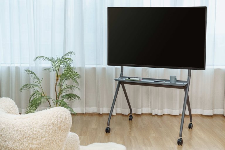Trépied standard TV mobile - écran TV jusqu'à 86 pouces - capacité de charge 120 kg