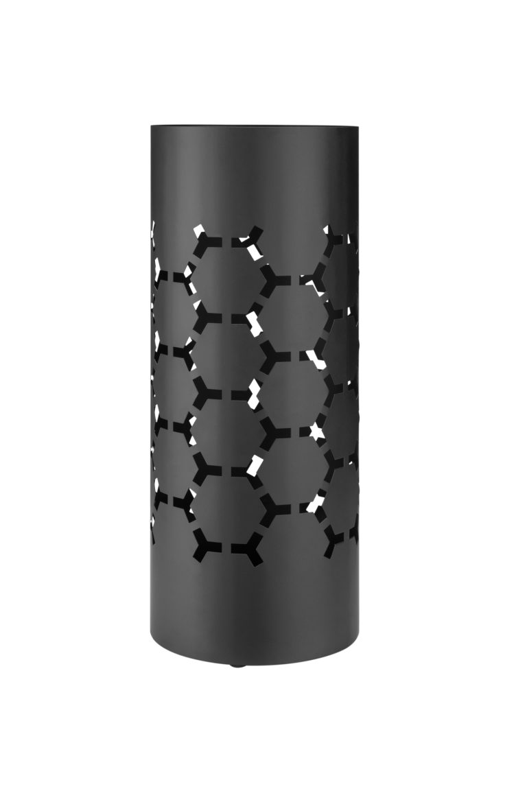 VDD - poubelle parapluie - noir - aluminium - moderne - pratique