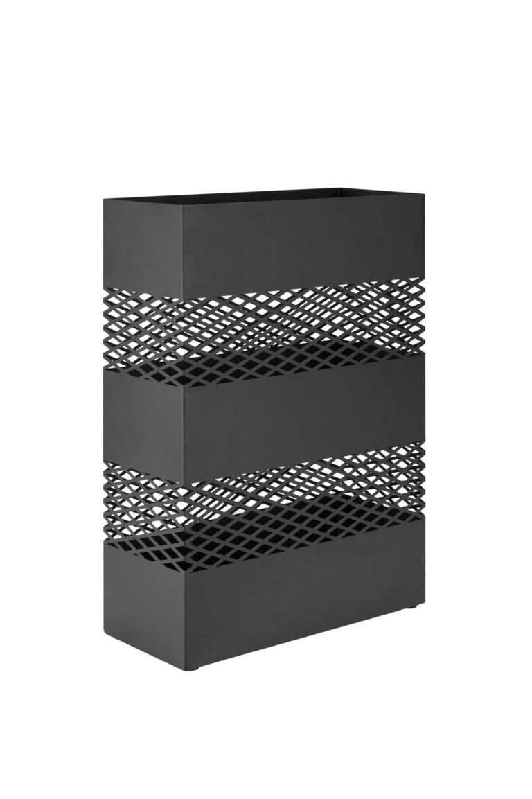 VDD - porte-parapluies - noir - aluminium - moderne - compact