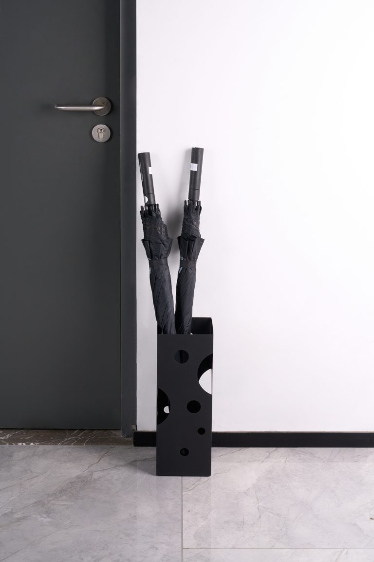 VDD - porte-parapluie - noir - aluminium - compact - élégant - image alternative