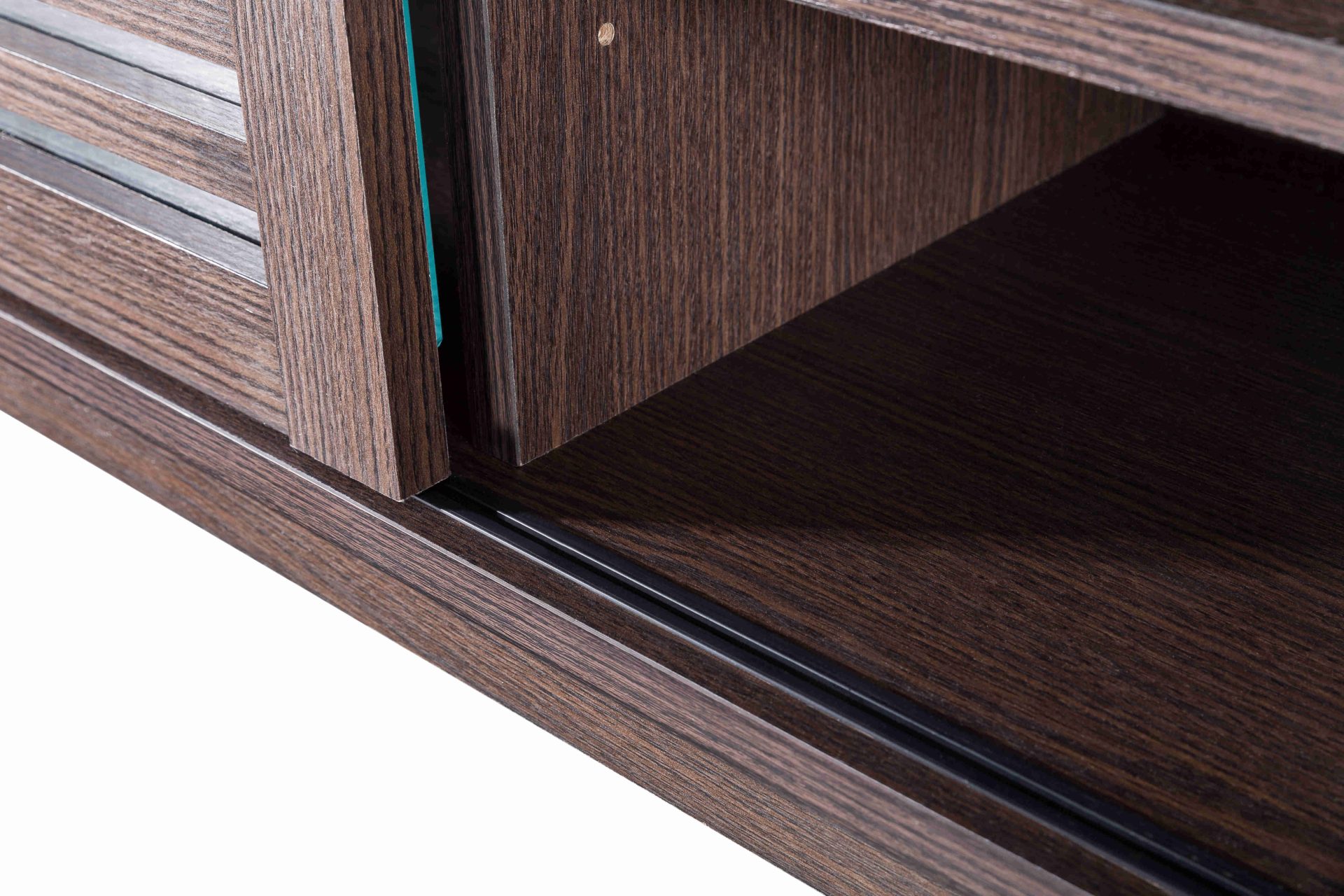 Meuble TV buffet moderne - Meuble TV - portes coulissantes persiennes - 120 cm de large - VDD World FR Meuble TV buffet moderne - Meuble TV - portes coulissantes persiennes - 120 cm de large - VDD World FR