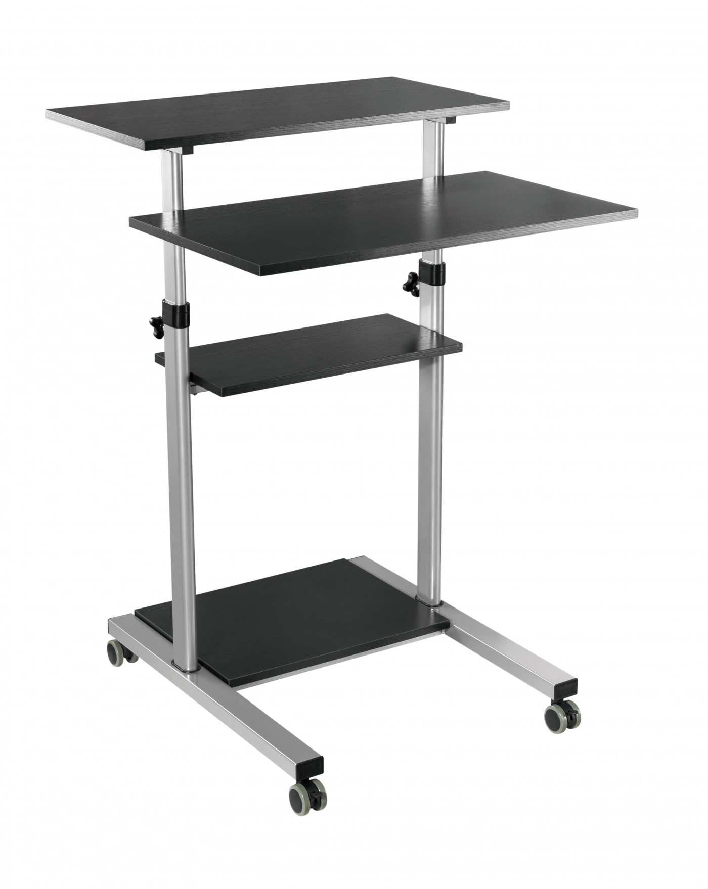 Bureau assis debout table d'ordinateur portable poste de travail - lutrin lutrin - mobile