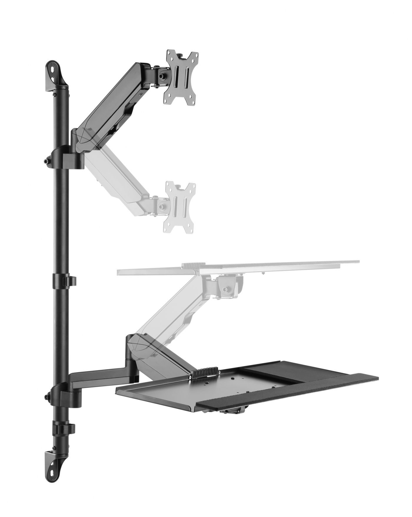 Support mural pour poste de travail assis - support pour moniteur Support mural pour clavier - poste - VDD World FR Support mural pour poste de travail assis - support pour moniteur Support mural pour clavier - poste - VDD World FR