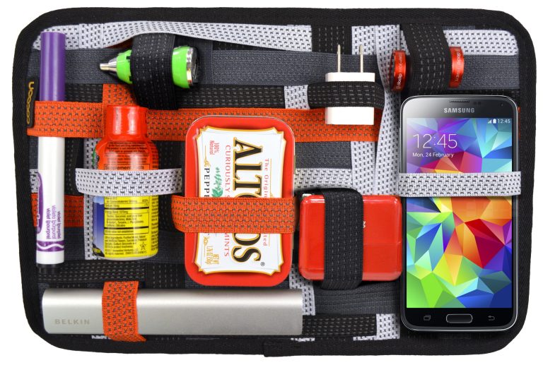 GRID IT! The Ultimate Bag Organizer - Système de rangement pour iPad noir / orange (moyen)