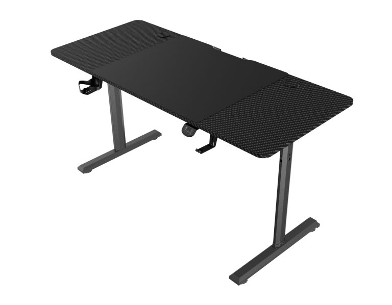 Cadre de bureau assis sur pied - réglable en hauteur - taille du bureau 90 à 140 cm - VDD World FR