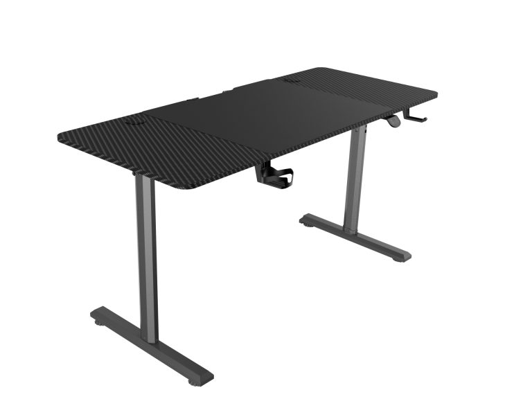 Cadre de bureau assis sur pied - réglable en hauteur - taille du bureau 90 à 140 cm - VDD World FR