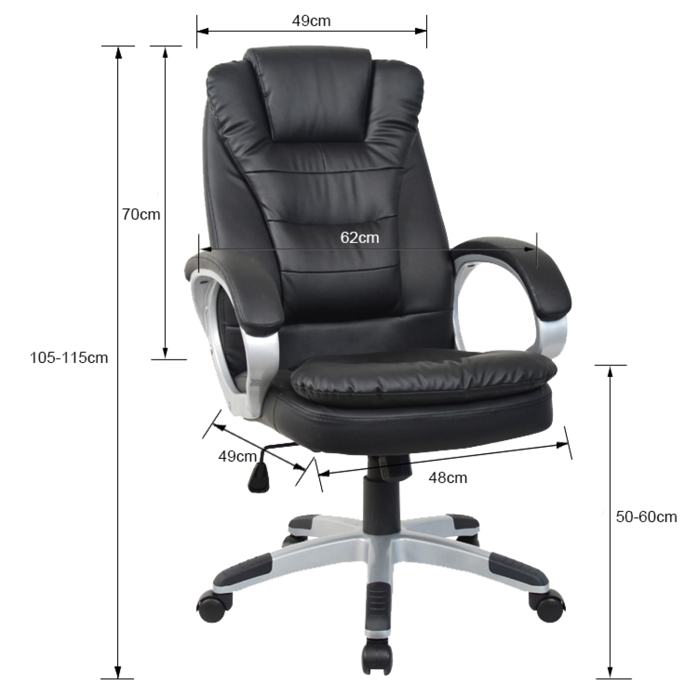 Chaise de bureau chaise de direction design de luxe ergonomique rembourrage extra épais - VDD World FR Chaise de bureau chaise de direction design de luxe ergonomique rembourrage extra épais - VDD World FR