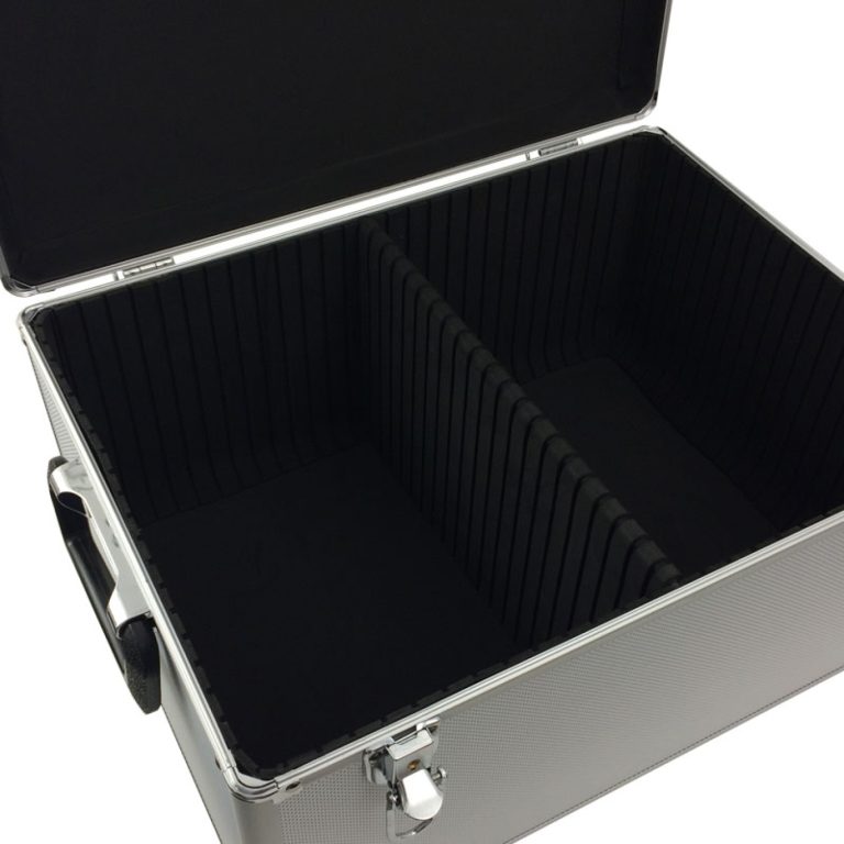 Etui vinyle - Etui single LP pour 200 singles aluminium argenté